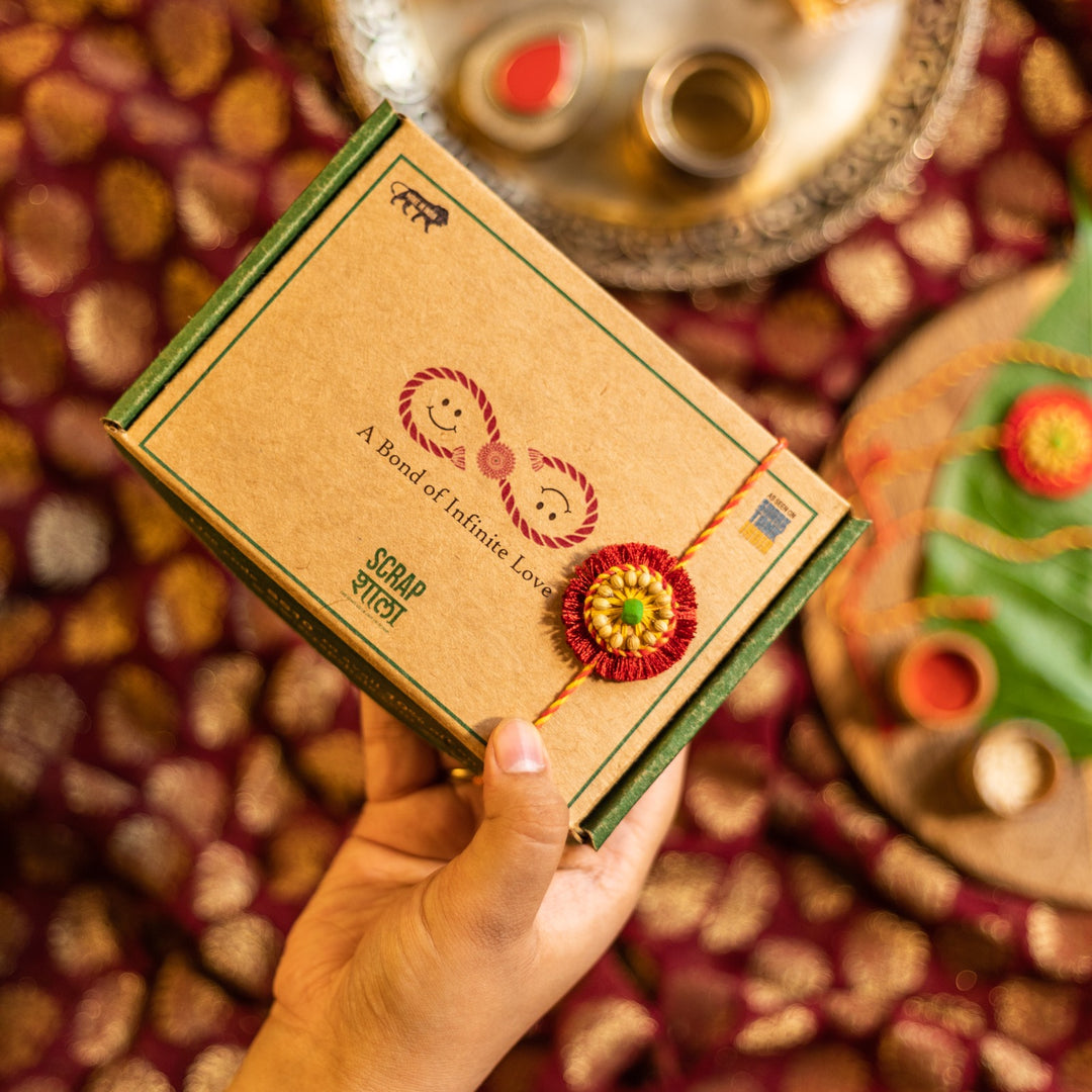 Scrapshala Sneh Plantable Rakhi | Roli-Chawal Included