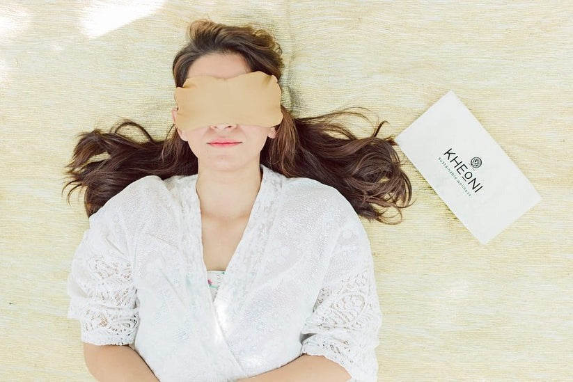 Kheoni Natural Eye Care Kit - Eye Pillow with Essential Oil