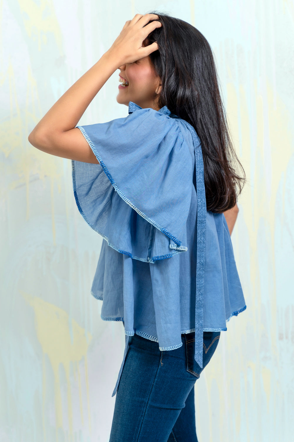 ITIDOR Noorie Blouse - One Shoulder Top
