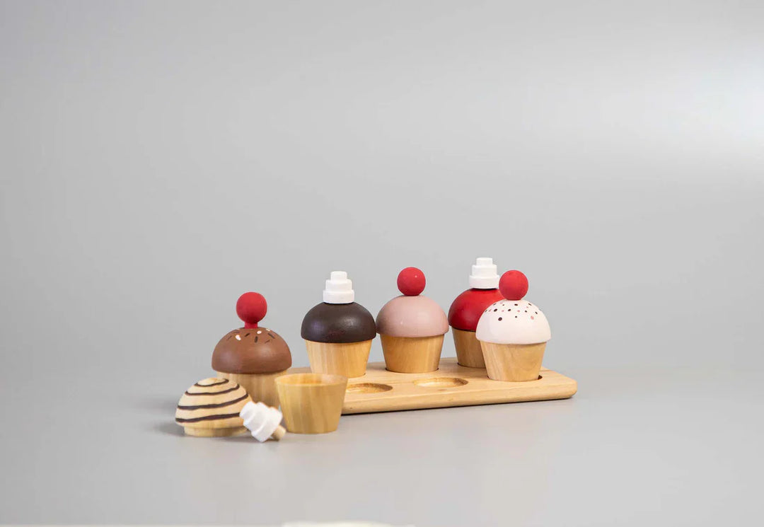BIRCH & BUG Cupcake PlaySet
