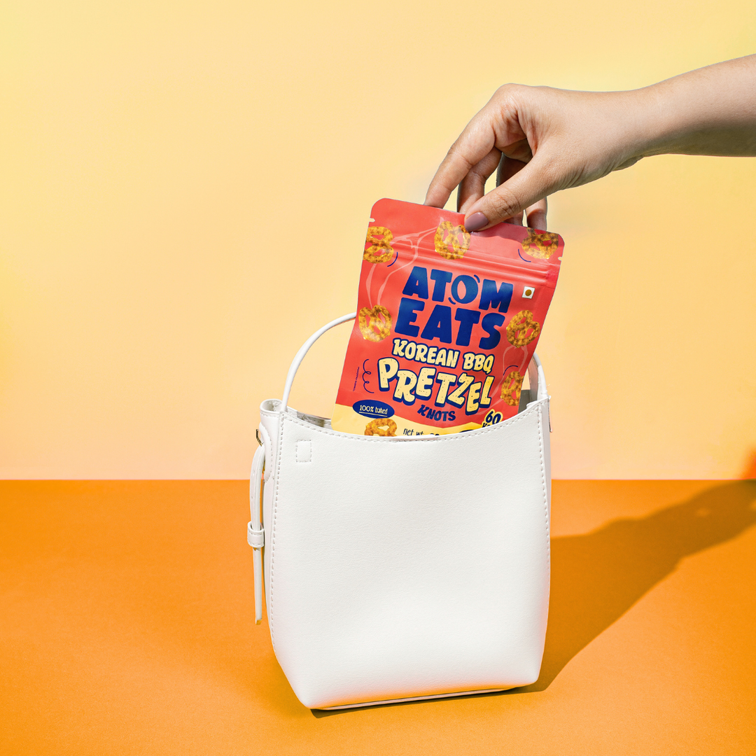 Atom Eats Korean BBQ Pretzels | (30g Pack X 2) by Atom Eats