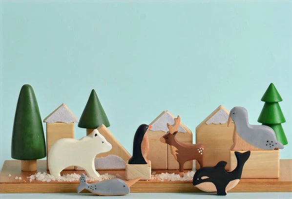 BIRCH & BUG Polar Animals Set of 6
