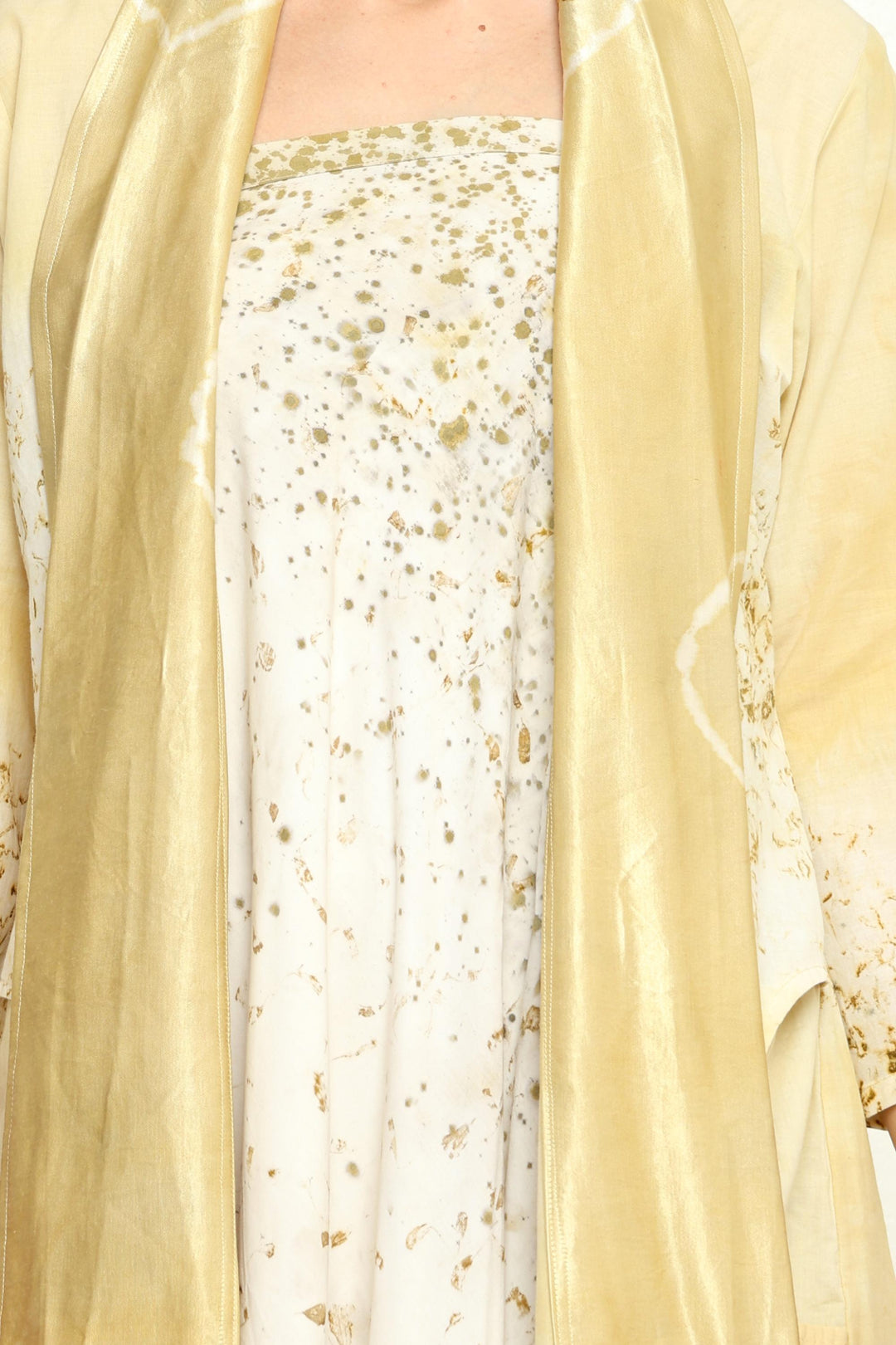 Bageeya "Mango Masala" Cambric jacket | Crafted with Sacred Temple Roses and ayurvedic herbs| Detailed with Tassals