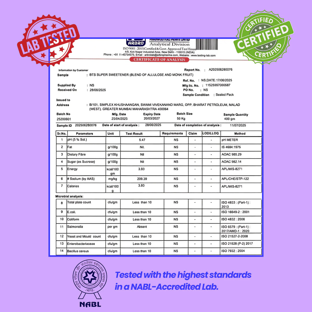 Beyond the Sugar Super Sweetener | Monk Fruit and Allulose | Keto & Diabetic Friendly | 1:1 Sugar Replacement