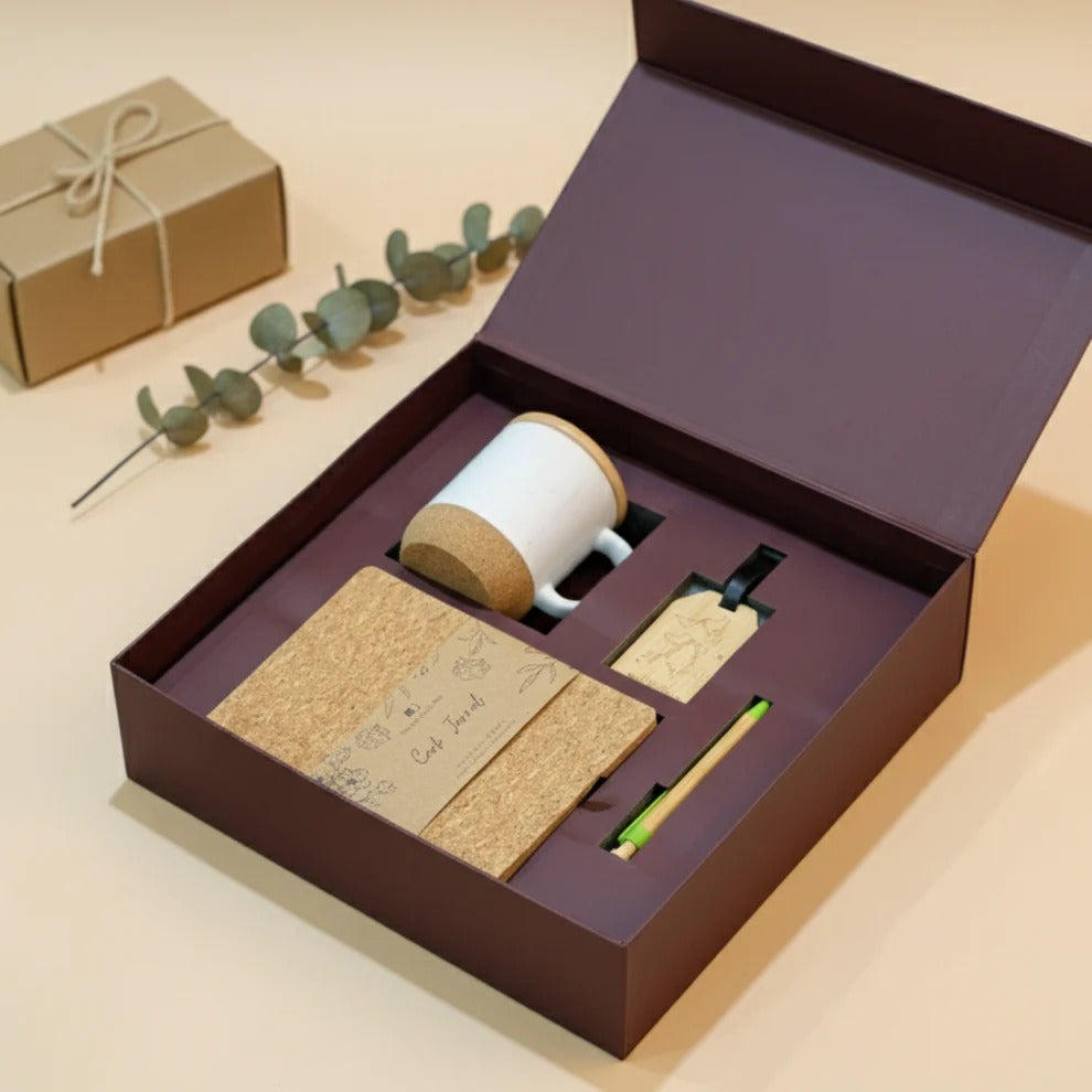 Sustainable Corporate Gifts – Eco-Essential Workday Hamper – The Bamboo Bae
