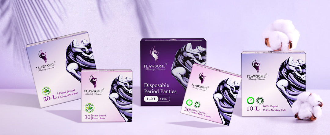 Chemical Free Safe Sanitary Pads (L, Pack of 10) + Ultra Soft Toxin Free Panty Liners (30) – Rash Free, Gynecologist Certified