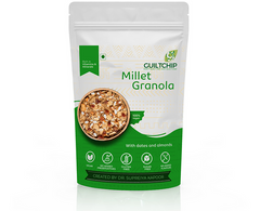 GUILTCHIP Millet Granola With Dates & Almonds - 190 gm