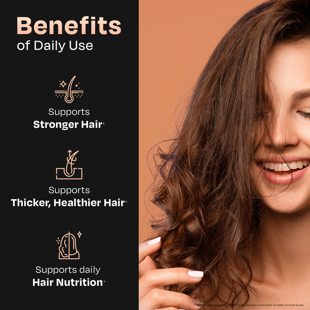 Auric Hair Boost Effervescent Tablets 20 Count | Ayurvedic Formula for Hair Fall Control | Biotin, Zinc, Beetroot & Grapeseed Extracts & Herbal Extracts | Hair Growth & Strength Support