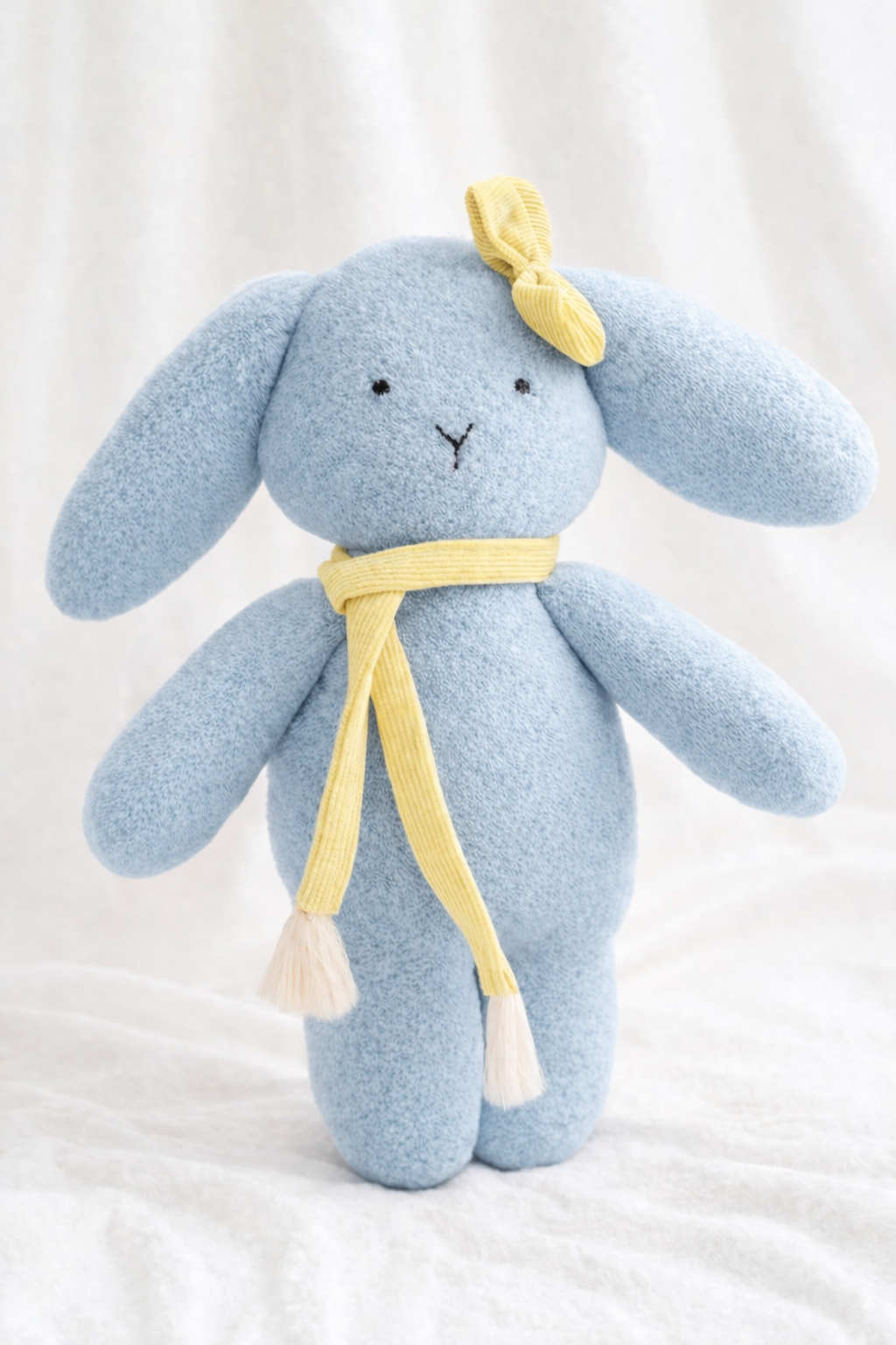 Noori Bunny Handmade Plush Doll | Bamboo Cotton Terry Soft Toy for Baby