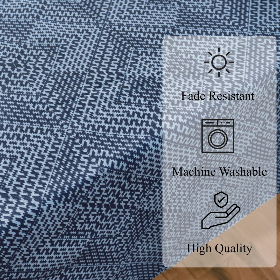 Blue Print Dining Table Cloth