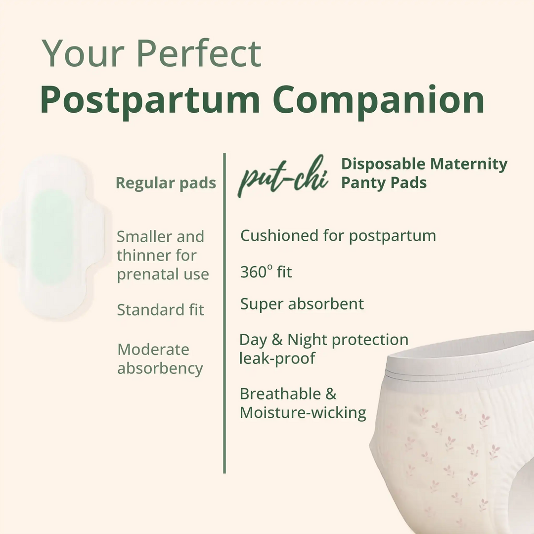 Disposable Maternity Panty Pad – XXL (Pack of 3) comfortably fits women wearing sizes XL–3XL.