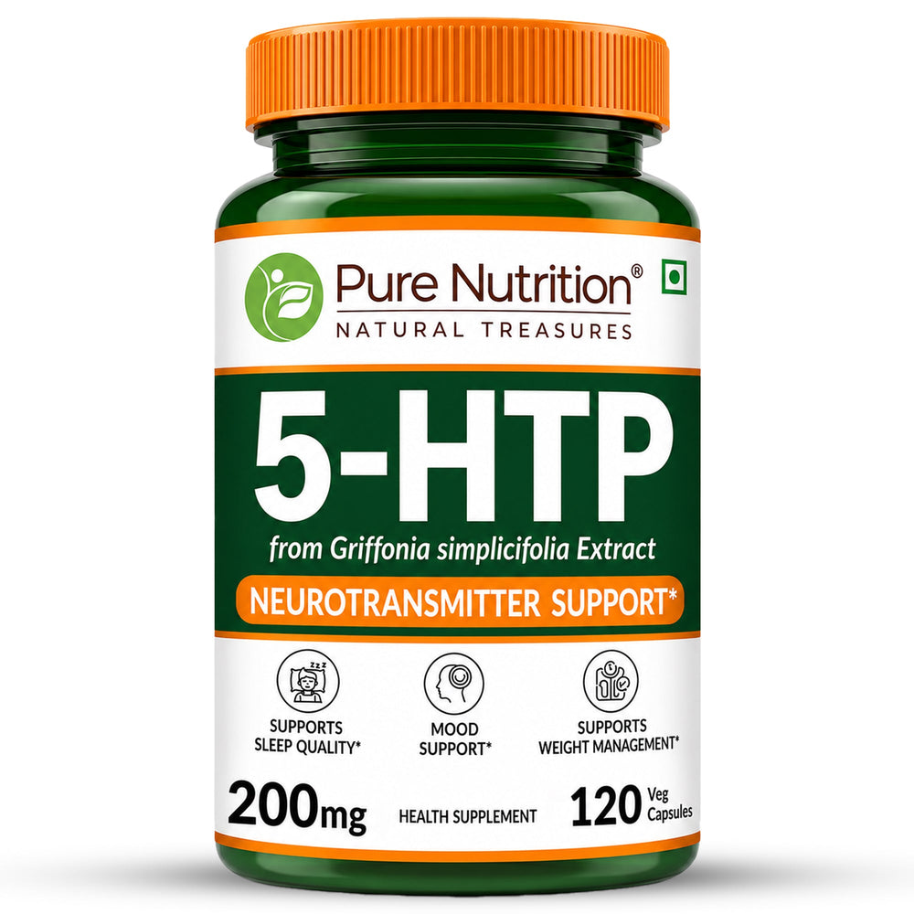 5-HTP 200 mg from Griffonia simplicifolia Extract | Neurotransmitter Support | 120 Tablets