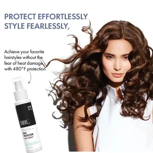 ThriveCo Heat Protector Hair Spray | Heat Protection up to 480°F | Protects & Heals From Heat Damage | 150ml