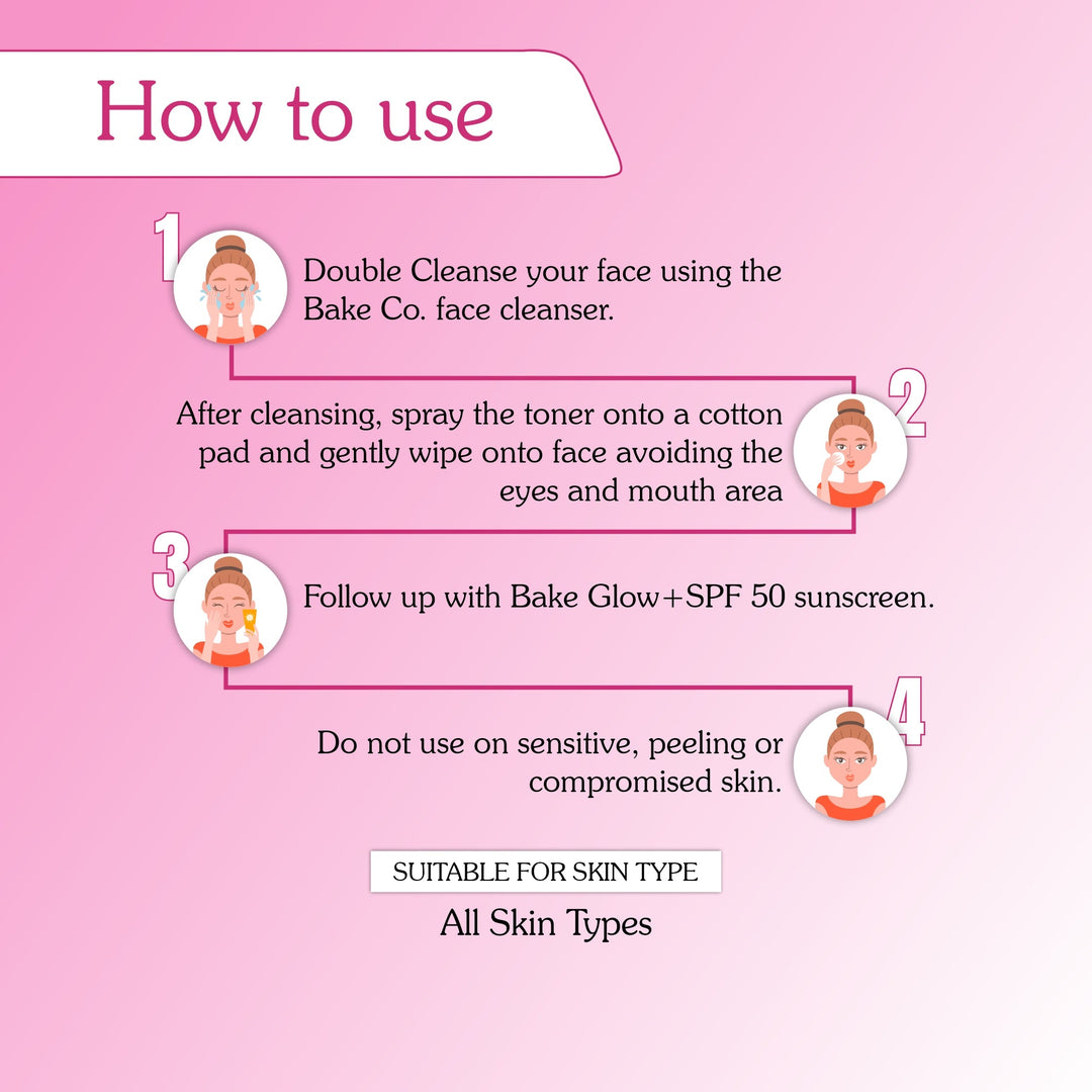 5% Niacinamide + Rose Water Toning Solution - Suspire