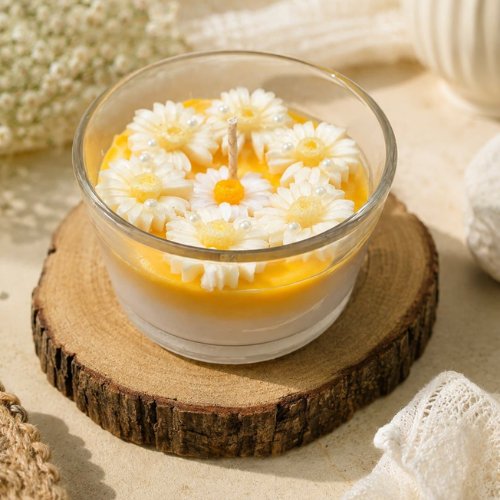 Éclat Marguerite – Daisy Floral Soy Wax Candle