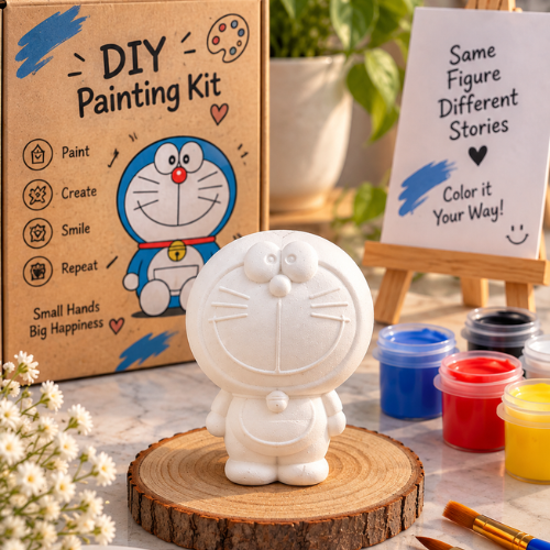 Chat Bleu – DIY Blue Robot Cat Painting Kit