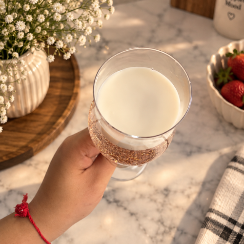 Eclat dor – Glitter Gel Candle in Glass