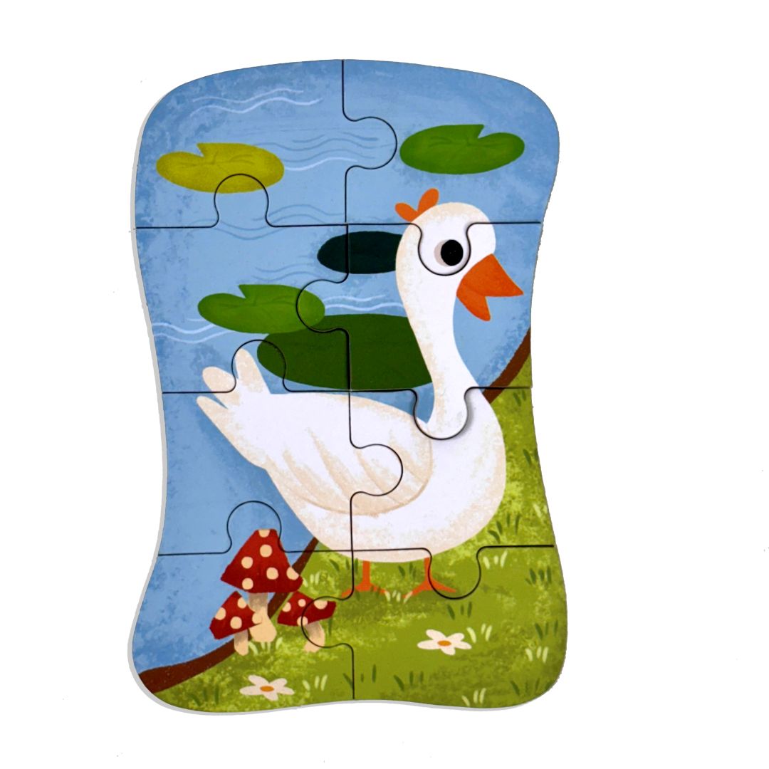 Wudly Wooden Progressive Puzzle Metal Box Land creature-2(PIGGY)