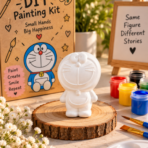 Chat Bleu – DIY Blue Robot Cat Painting Kit