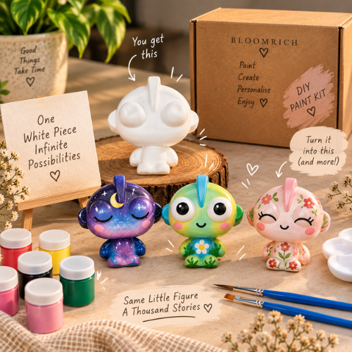 Toon Freude – DIY Cartoon Figurine Painting Kit