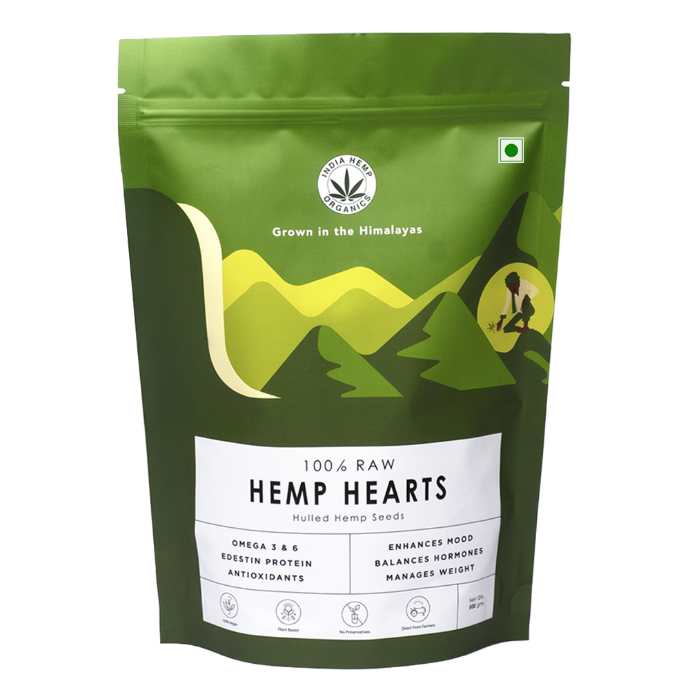 India hemp Organics Hemp Hearts 500grams
