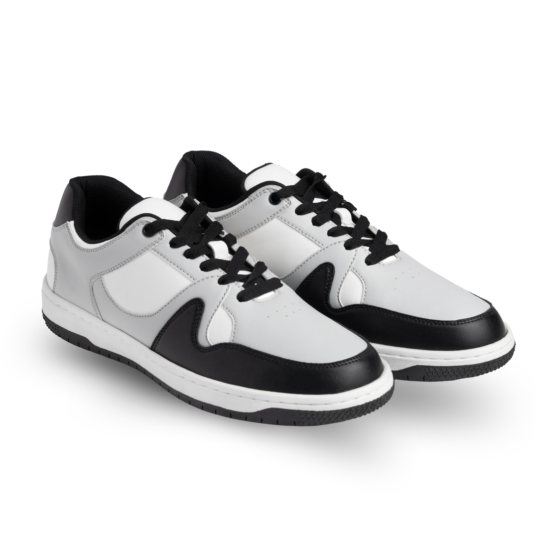 Trace Black & Grey Signature Sneakers