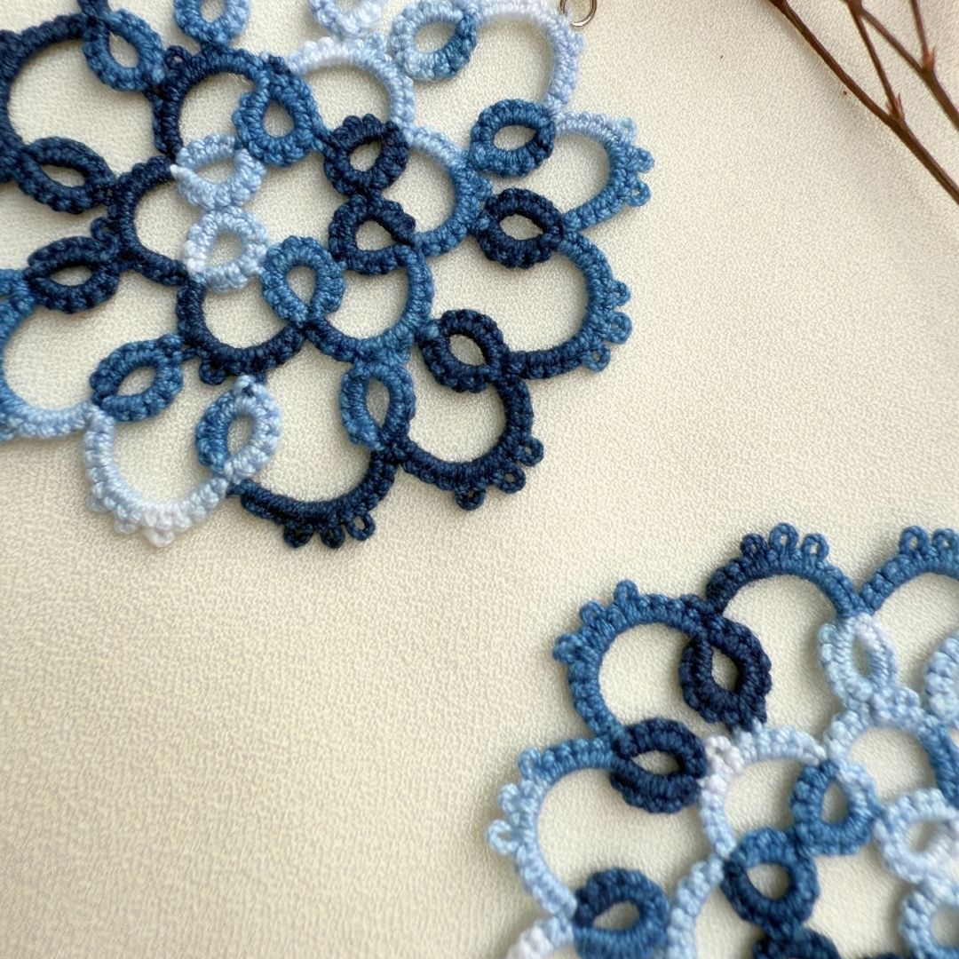 Knots To Nodes Indigo Sky Symphony Earrings