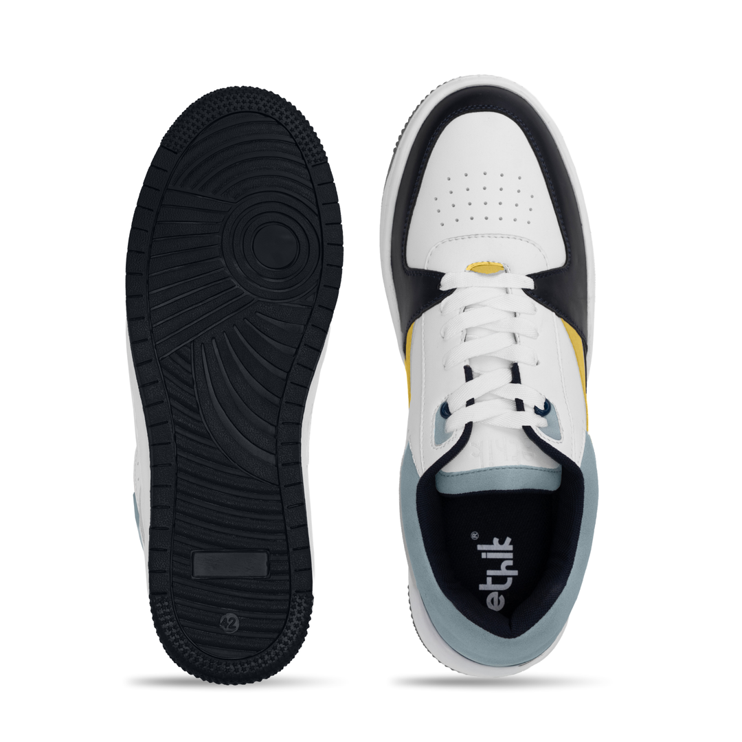 Contour Navy Color-Block Sneakers