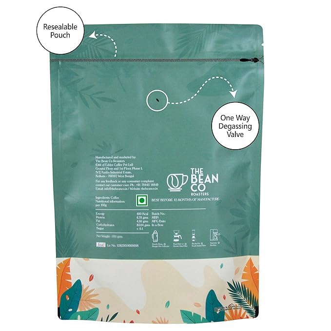 The Bean Co Roasters Araku Valley 100% Arabica | Medium Roast | Roasted Coffee Beans