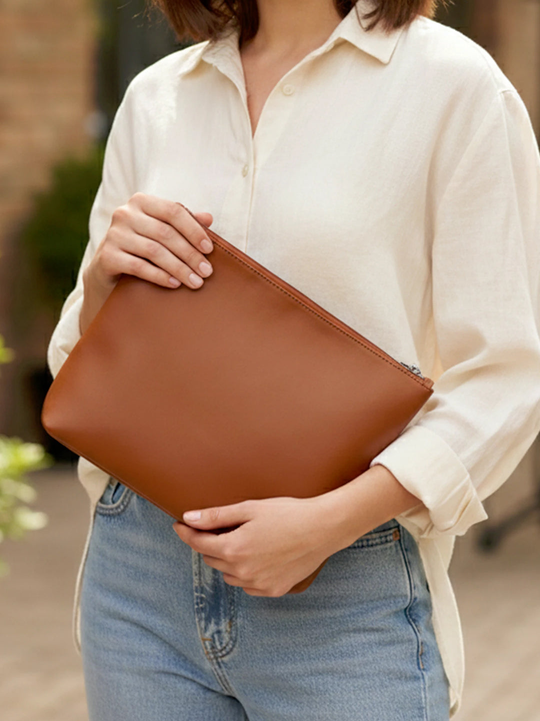 Slindon Medium Vegan Leather Toiletry Pouch