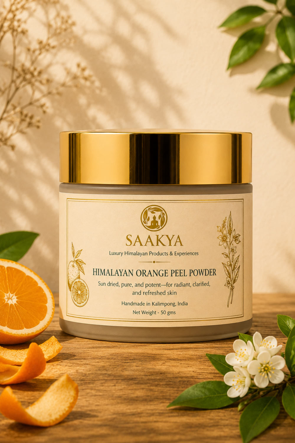 Saakya Himalayan Orange Peel Scrub | Darjeeling Mandarin | 50g