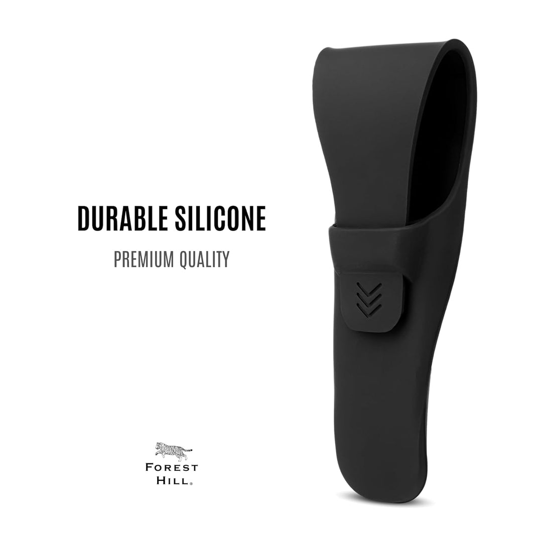Forest Hill Silicone Shaving Razor Sleeve (Dark Grey)