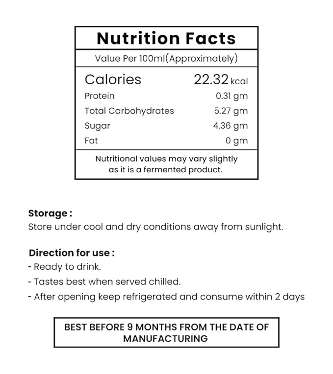 Toyo Kombucha Original Low Sugar - Pack of 6