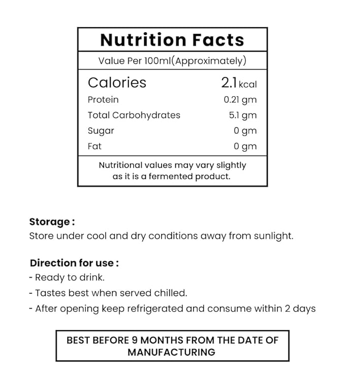 Toyo Kombucha Exotic Peach Zero Sugar - Pack of 6