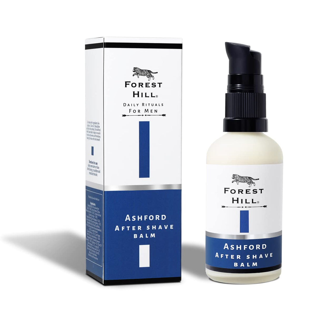 Forest Hill Pack of 2 Men Shaving Kit, Pre Shave Oil 50ml & Ashford After Shave Balm 100ml