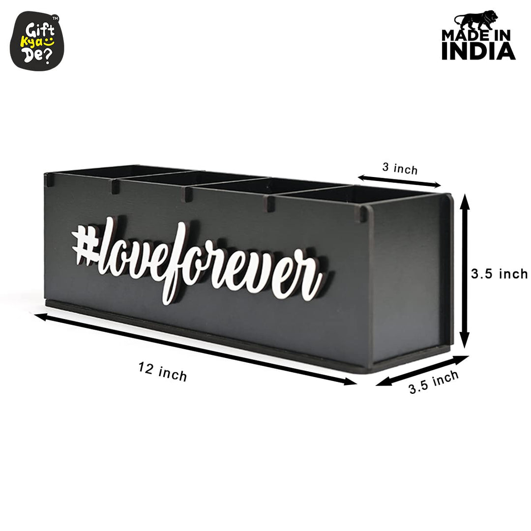 Gift Kya De Makeup Box Organizer For Girls | 4 Compartment Makeup Storage Box | Unique Gifts For Girls | Cosmetic Organizer