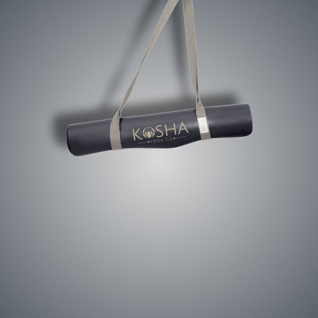 Kosha Yoga Charcoal PUre Align Yoga Mat