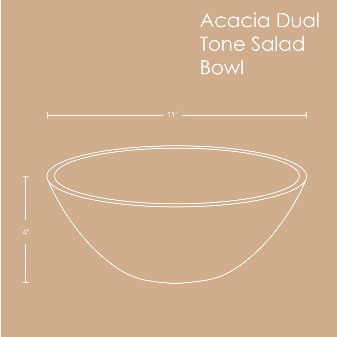 Muun Home Dual Tone Salad Bowl