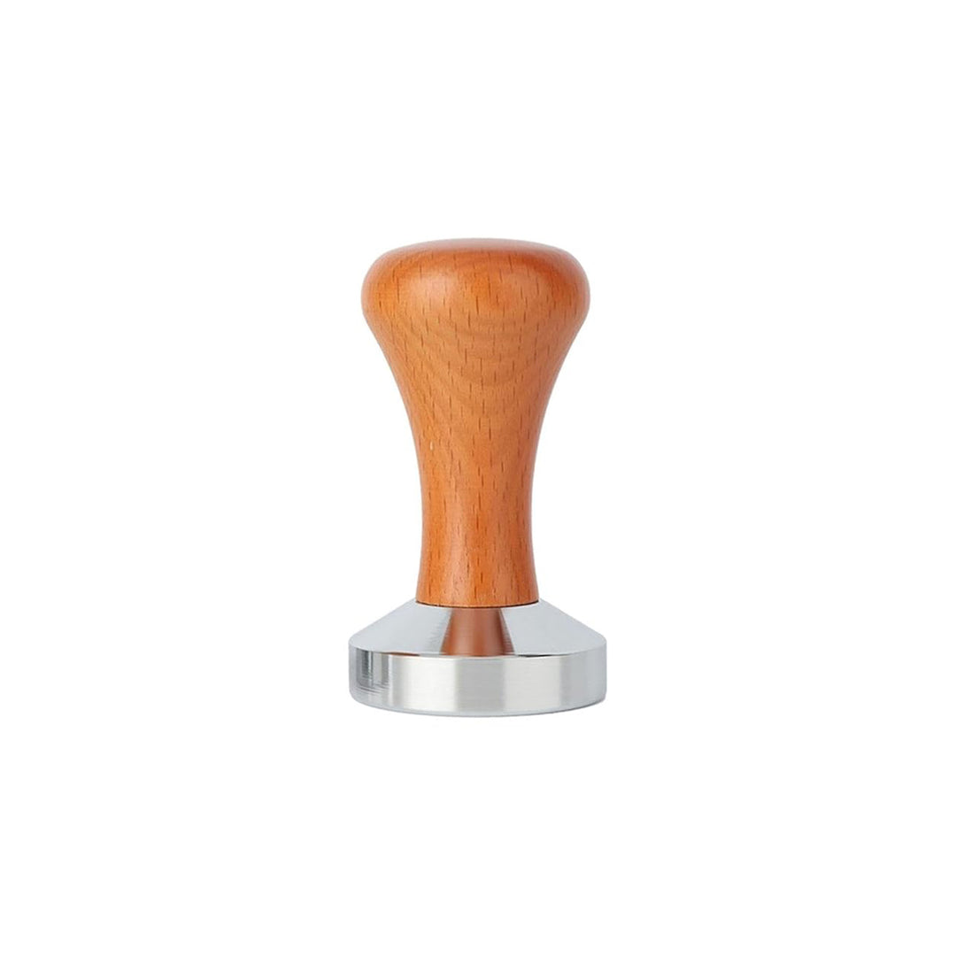 The Bean Co Roasters Coffe Tamper | Wooden Handle | 58 mm | Coffee Powder Pressing Tamping Tool