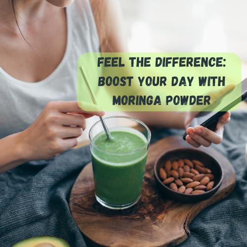 Pure Nutrition Organic Moringa Powder (Moringa Oleifera), Ayurvedic Superfood, Herbal Supplement for Holistic Wellness, Digestion, Immunity & Weight Mangement | USDA Organic Certified - 227g