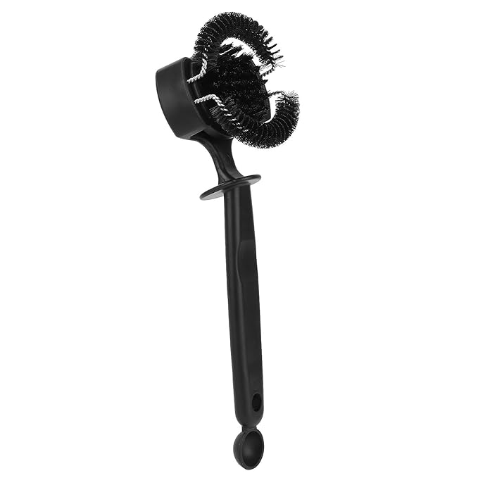 The Bean Co Roasters Coffee Maker Cleaning Brush | 58mm Detachable Round Elbow Short Handle