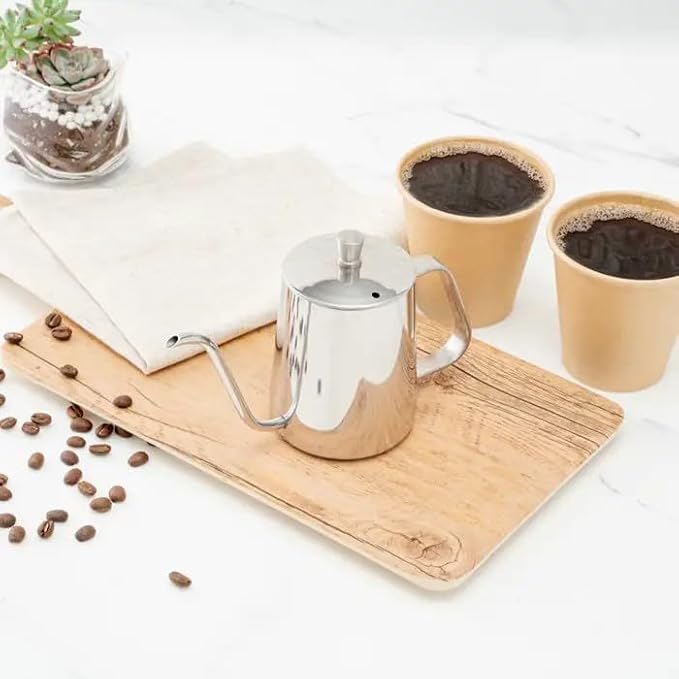 The Bean Co Roasters Gooseneck Kettle | 600 ML | Stainless Steel Body | Pour Over Coffee Maker