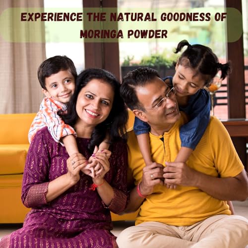 Pure Nutrition Organic Moringa Powder (Moringa Oleifera), Ayurvedic Superfood, Herbal Supplement for Holistic Wellness, Digestion, Immunity & Weight Mangement | USDA Organic Certified - 227g