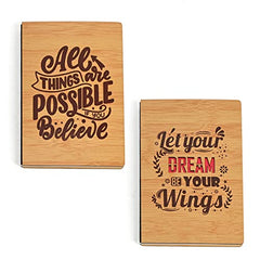 Gift Kya De Diary Notebook | Motivational Quotes On Diary Front | Corporate Gifts (100 quality pages 8x6inch)