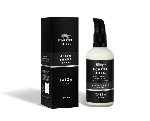 Forest Hill Pre & Post Shave Combo Set For Men, Pre Shave Oil 50ml, Taiga Alcohol Free After Shave Balm 100ml