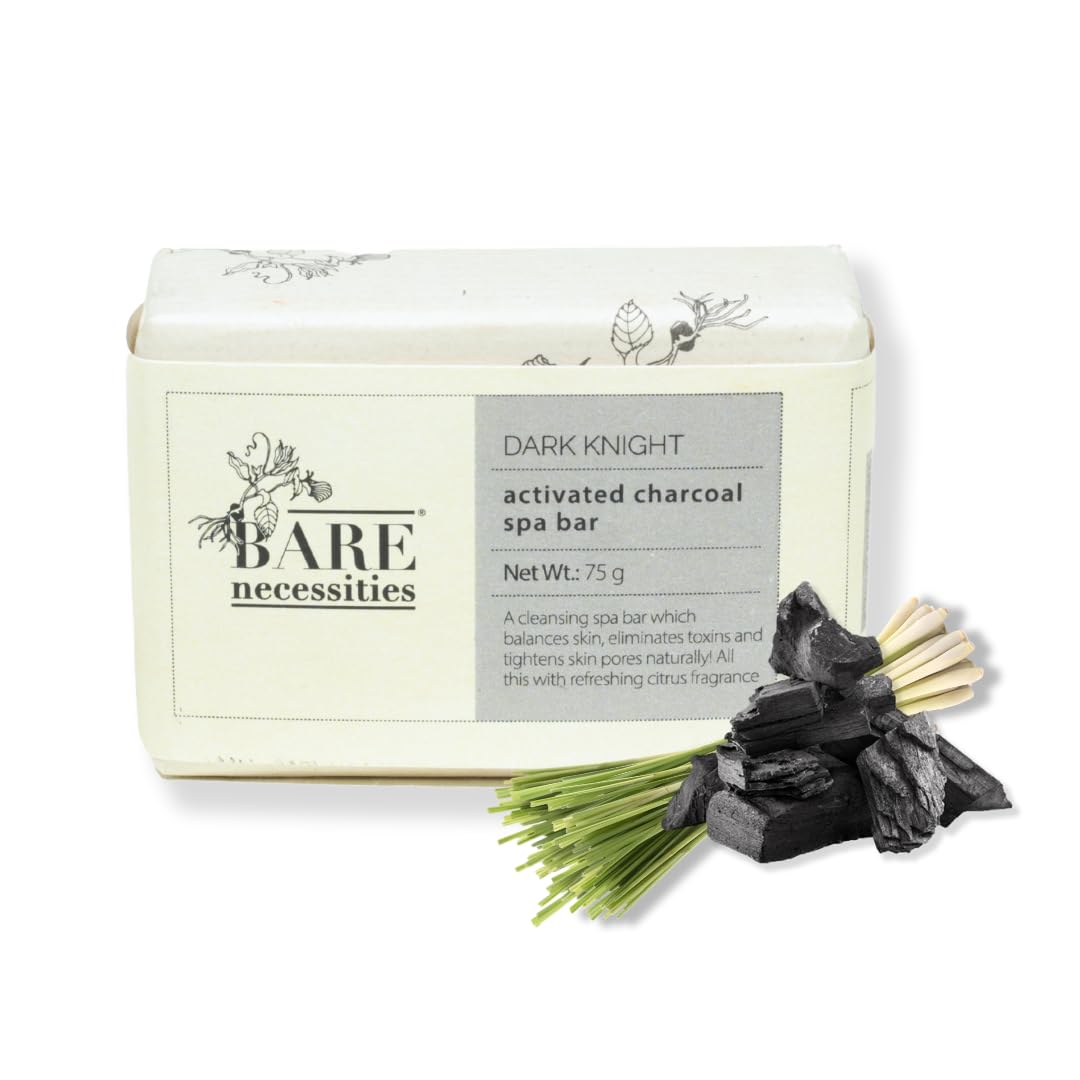 Bare Necessities Dark Knight Activated Charcoal Bath Soap - All Skin Types | 75g