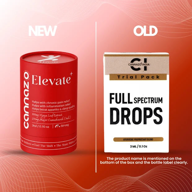 CannazoIndia ELEVATE + Drops (Vijaya Ambrosia) – CBD+THC Formula