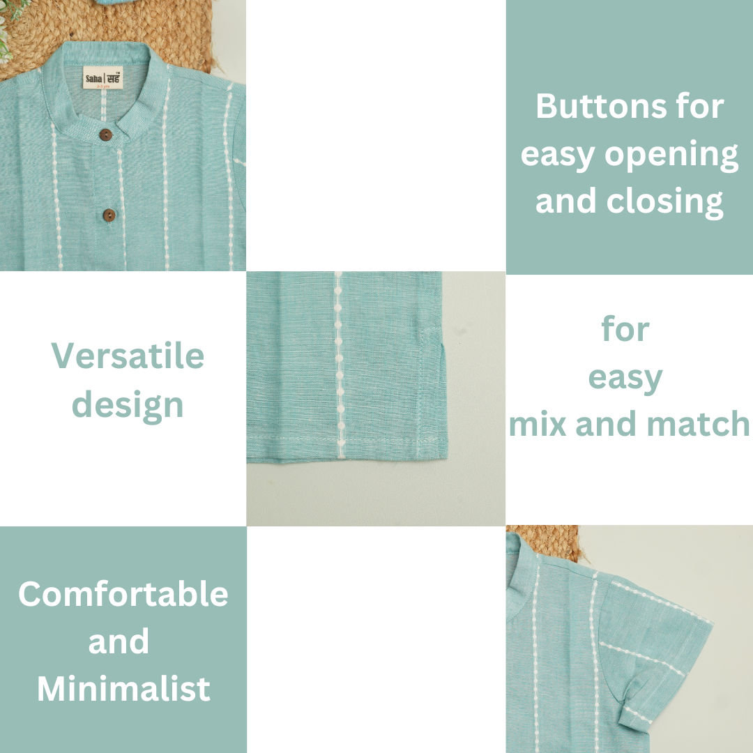 Cotton Shirt for boys and girls - Raindrop - Unisex Shirt