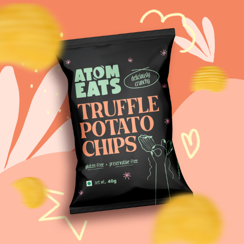 Atom Eats Truffle Potato Chips | (40g Pack X 2) by Atom Eats