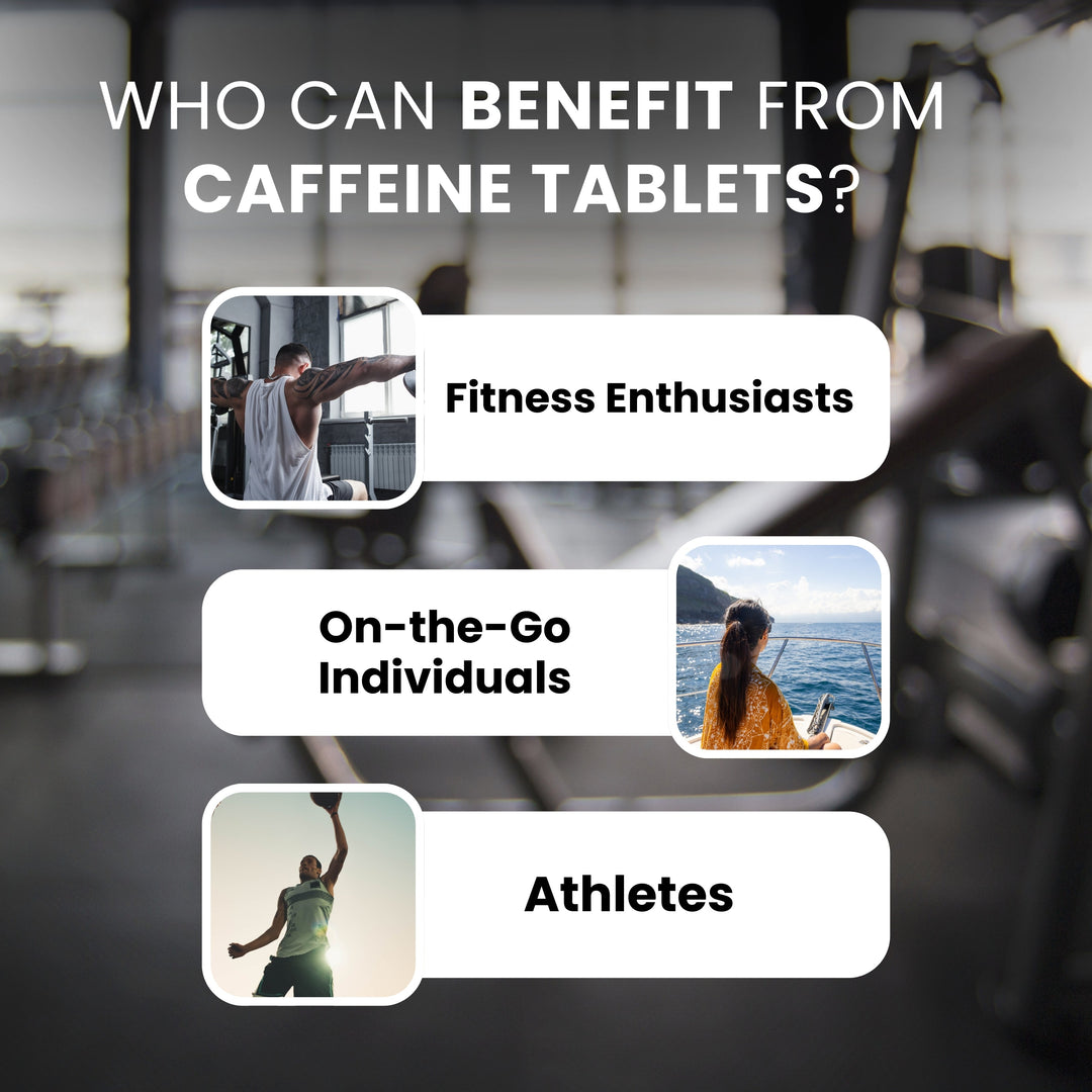 Caffeine 200mg Tablets Energy, Focus & Stamina Support | 120 Veg Tablets